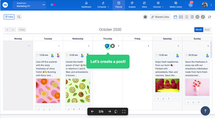 Content Studio dashboard - email automation
